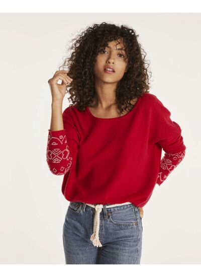 Pull Lena Pull cachemire col rond manches longues