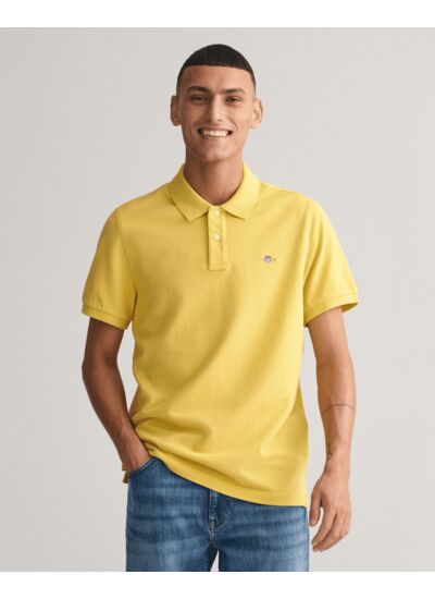 Regular Fit Shield PiquÃ© Polo Shir