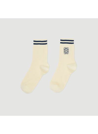 Chaussettes brodées