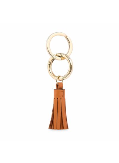 Charms de Lancel - Porte-clés pompon personnalisable - Orange