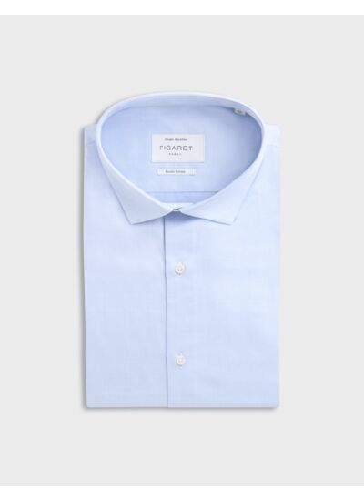 Chemise ajustée bleu clair