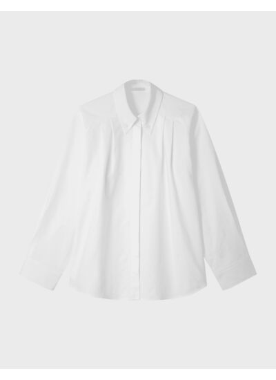 Chemise oversize Flore blanche