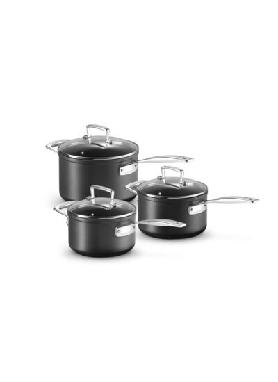 Set de 3 casseroles anti-adhérente Les Forgées