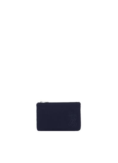 Leo De Lancel - Pochette Zippee - Bleu Petrole