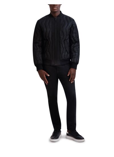 QUILTED WAVE BOMBER HOMME