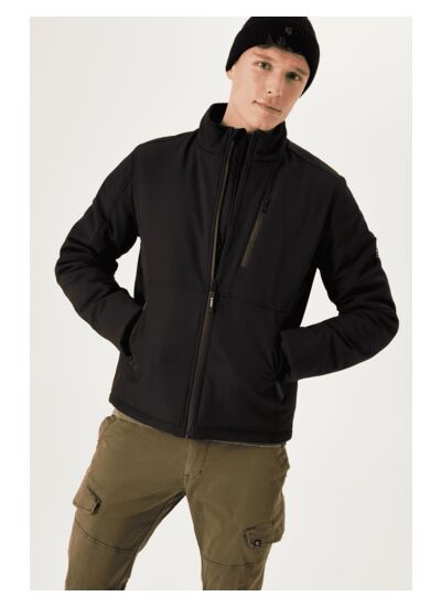 Men Coat Black