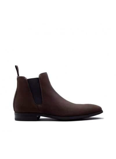 Bottines Johns Daim Marron