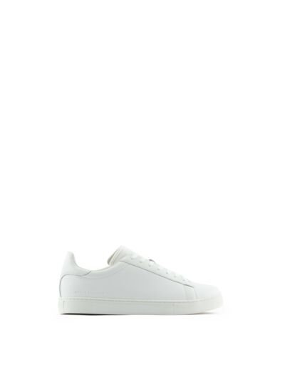 Sneakers Cuir De Veau - Blanc Rtl