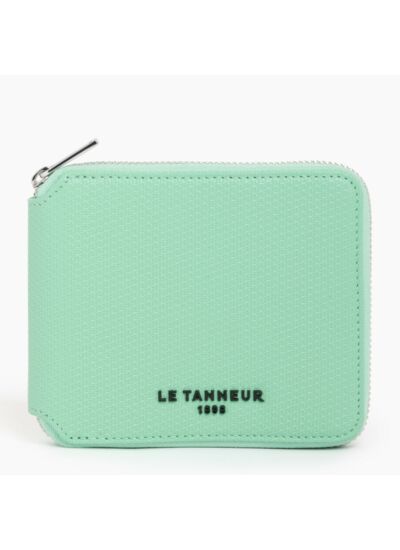 Porte monnaie zip en L Emile en cuir monogramme