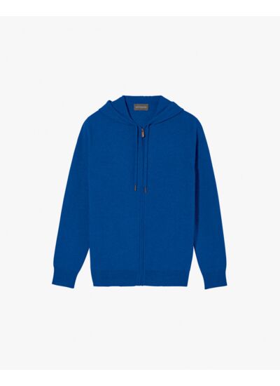 Pull à capuche zippé - Homme - ROYAL