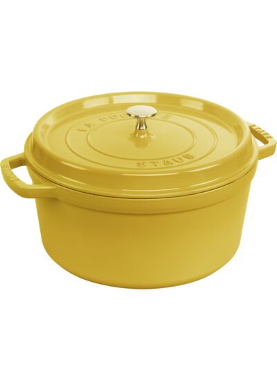 Cocotte 28 cm, Rond(e), Citron, Fonte, second choix