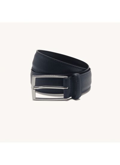 Ceinture en croute de cuir Saffiano