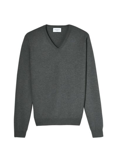 Pull V ajusté - Homme - LOUP