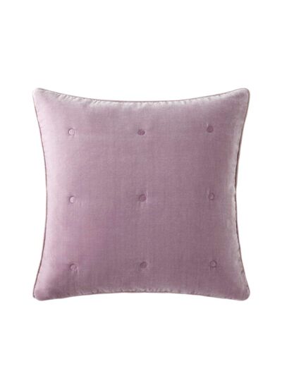 Yves Delorme - Housse de coussin en soie gris, Cocon