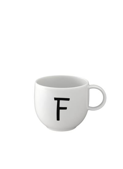 Mug Letters F 13x10x8cm