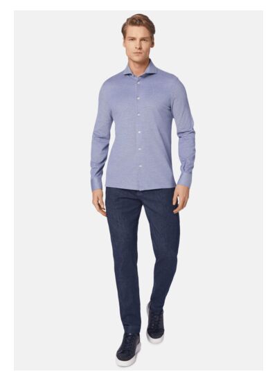 Chemise Polo En Piqué Fil D'Écosse Coupe Slim