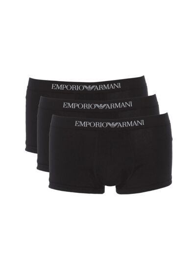 Lot De 3 Trunks En Tricot Pour Hommes - Nero/Nero/Nero