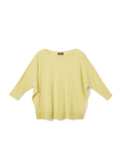 Pull oversize - Femme - JAUNE BUVARD