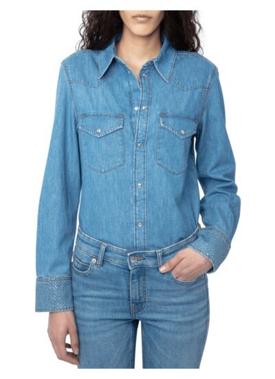 THELMA DENIM ECO STRASS