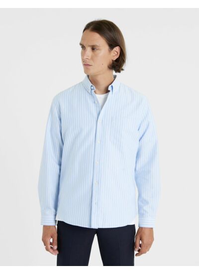 Chemise Gabriel rayée bleue