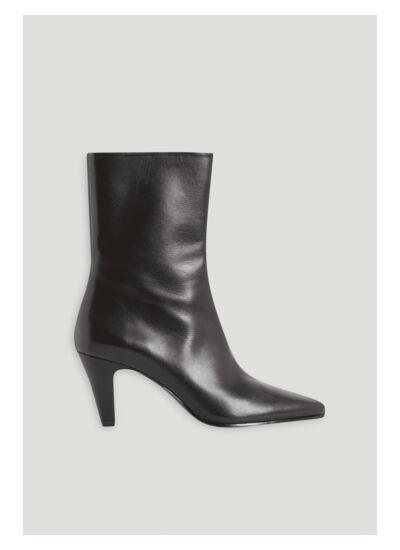 Bottines cuir noir