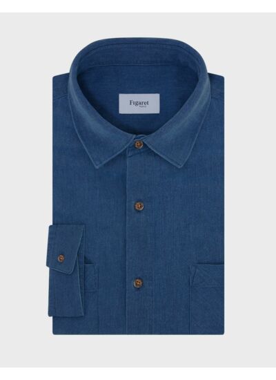 Chemise Léonard indigo