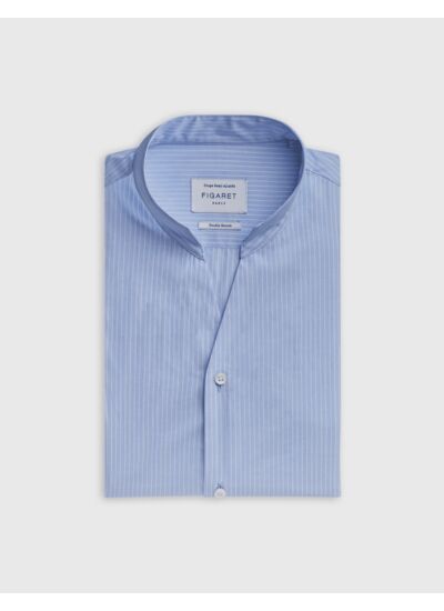 Chemise carl rayée bleue