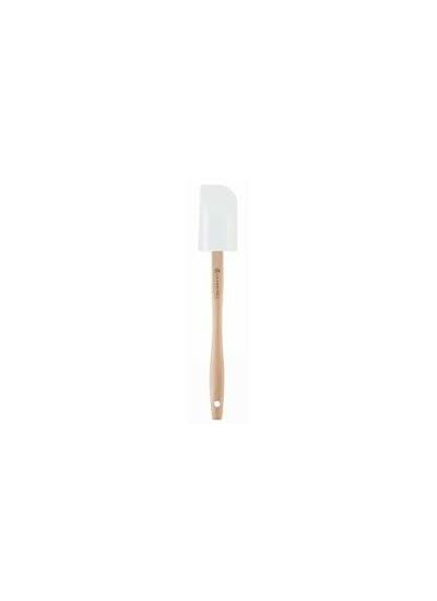 Spatule médium en silicone 29cm blanche