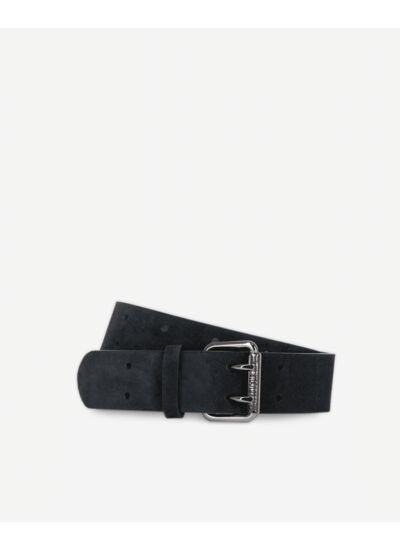 Ceinture En Daim Avec Boucle Double Ardillons