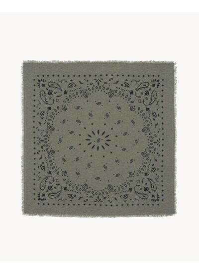 Bandana Hachiko Grand Bandana Cachemire Imprimé, 2 fils