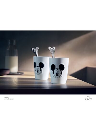 Ensemble 2 tasses et 2 cuillères MICKEY MOUSE