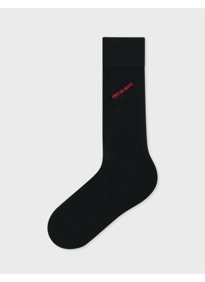 Chaussettes noires "CEO du turfu" - @couturfu x Figaret