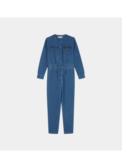 Combinaison pompiste Alix coton denim - Galeries Lafayette