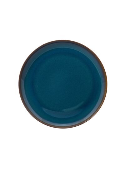 Crafted Denim assiette plate, ⌀26 cm, bleue