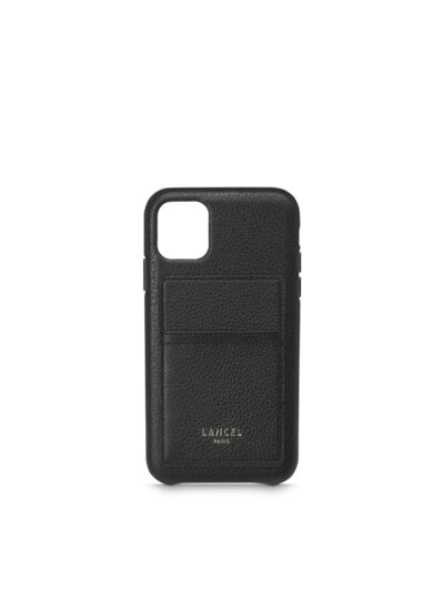 Coque iphone - Coque iphone 11 porte-cartes aimanté amovible - Noir