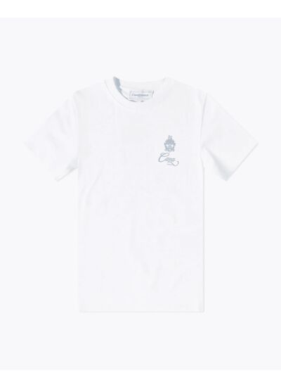 T-Shirt - Caza Emblem - White