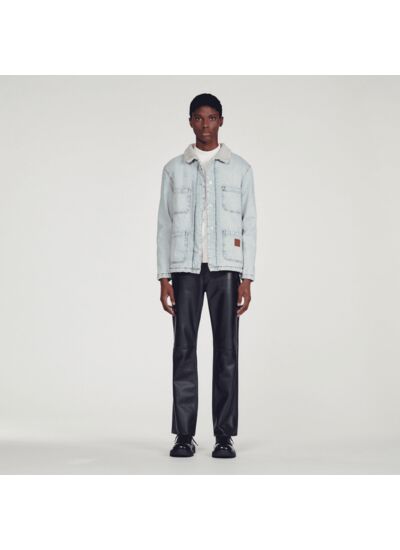 Blouson worker en denim