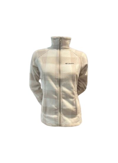 Sawyer Rapids Printed Full Zip Fleece Femme Beige