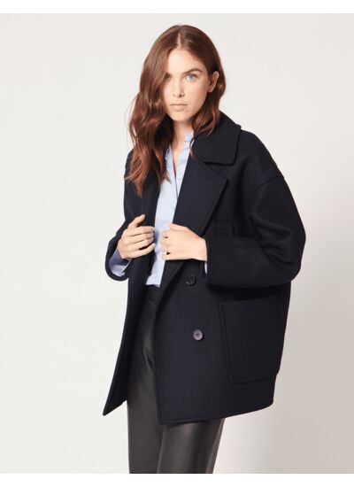 Manteau Martial-Manteau court marine