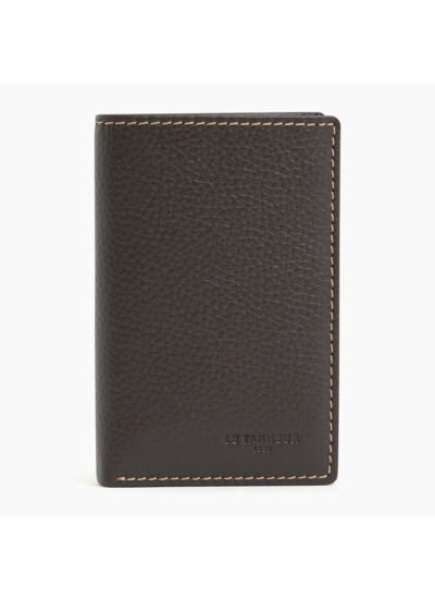 Petit porte cartes Charles en cuir grainé