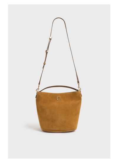 Sac Premium Le Sandrine En Cuir Velours Le Sandrine