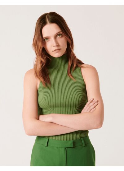 Top Naria Vert en viscose