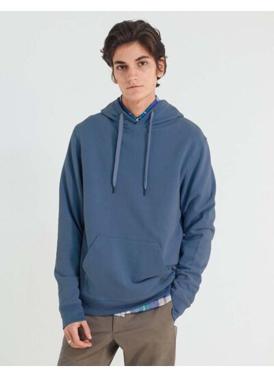 Hoodie Cilian en molleton bleu