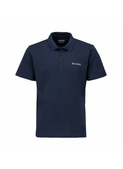 Wingard II Solid Pique Polo Homme Bleu marine