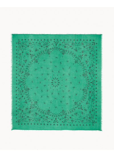 Très Grand Bandana EFFY Très grand bandana en voile de cachemire, 2 fils