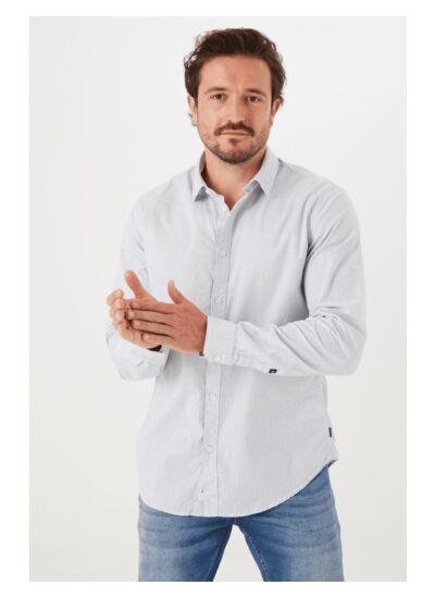 Men Shirt Blue