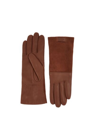 Gants Nappa Et Suede - Gants Femme - 75 - Cuir