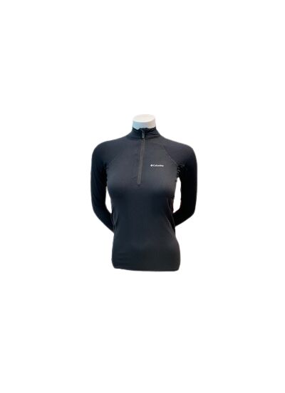 Midweight Half Zip Baselayer Femme Noir