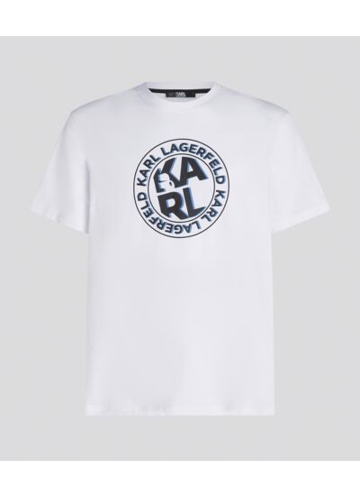 ATHLEISURE ROUND LOGO T-SHIRT HOMME