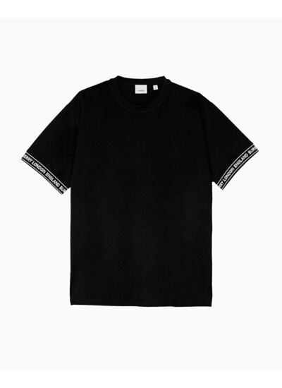 T-Shirt - Teslow Taped Sleeve - Black